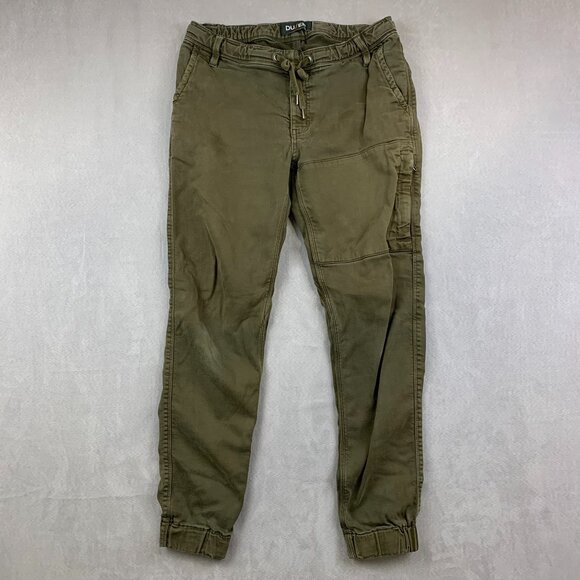 DU/ER Mens Pants 31 Green N2X Slim Fit No Sweat Jogger Tapered Performance 31x29 - Picture 1 of 16